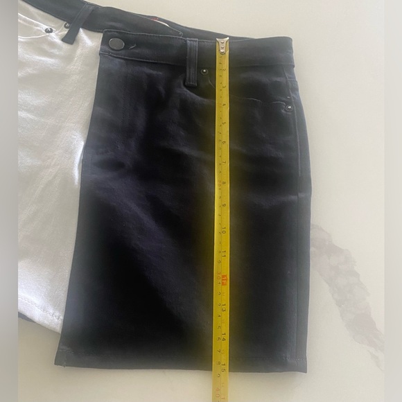 Alice + Olivia Black and White Colorblock Mini Skirt sz 28 - Picture 12 of 16
